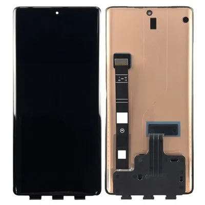 LCD with Touch Screen for Motorola Moto X40 - White (display glass combo folder) by Sparestream