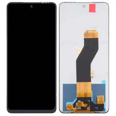 LCD with Touch Screen for Itel S24 - White (display glass combo folder) By Sparestream