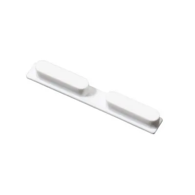 Volume Side Button Outer for Motorola Moto X4 White - Plastic Key by Sparestream