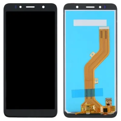 LCD with Touch Screen for Itel A36 Black by Sparestream