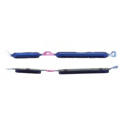 Volume Side Button Outer for Motorola Moto G51 5G Blue - Plastic Key by Sparestream