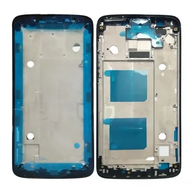 LCD Frame Middle Chassis for Motorola Moto G6 - Black by Sparestream