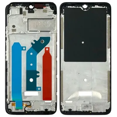 LCD Frame Middle Chassis for Infinix Smart 6 - Black by Sparestream