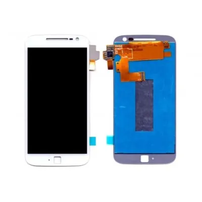 LCD with Touch Screen for Moto G4 Plus 32GB - White by Sparestream