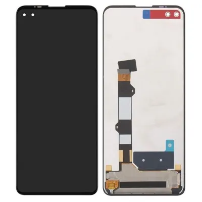 LCD with Touch Screen for Motorola Moto G 5G Plus - Black (display glass combo folder) by Sparestream