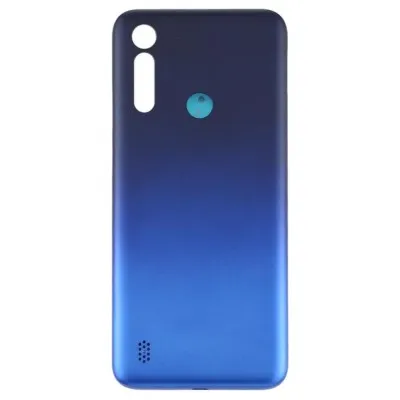 Back Panel Cover for Motorola Moto G8 Power Lite - Blue by Sparestream