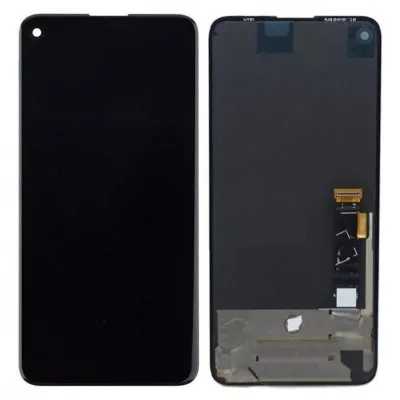 LCD with Touch Screen for Google Pixel 4A 5G - White (display glass combo folder) by Sparestream