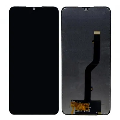LCD with Touch Screen for Lava Z4 - Blue (display glass combo folder) by Sparestream