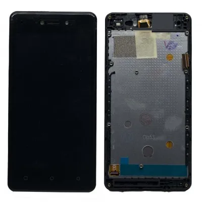 LCD with Touch Screen for Lava Z50 - White (display glass combo folder) by Sparestream