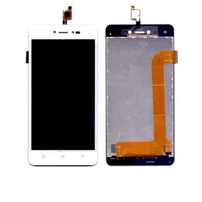 LCD with Touch Screen for Lava Z60 - Gold (display glass combo folder) by Sparestream