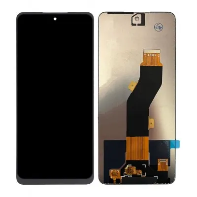 LCD with Touch Screen for Tecno Spark 20 - Gold (display glass combo folder) By Sparestream
