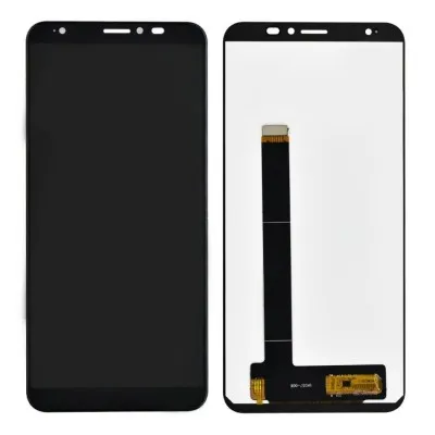 LCD with Touch Screen for Lava Z91 - Blue (display glass combo folder) by Sparestream