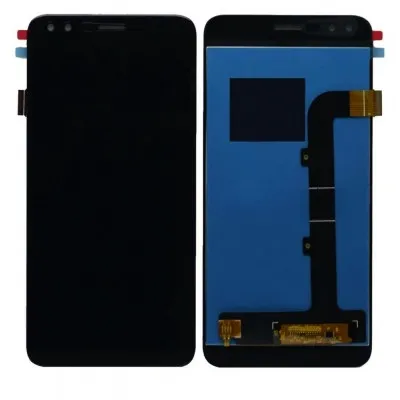 LCD with Touch Screen for Lava Z70 - Black (display glass combo folder) by Sparestream