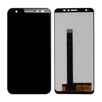 LCD with Touch Screen for Lava Z61 - White (display glass combo folder) by Sparestream