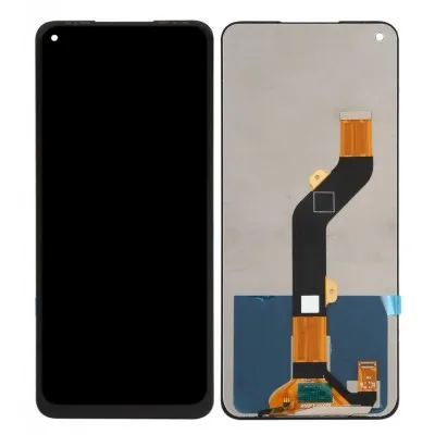 LCD with Touch Screen for Tecno Camon 16 - Blue (display glass combo folder) by Sparestream