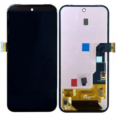 LCD with Touch Screen for Google Pixel 8a - White (display glass combo folder) by Sparestream
