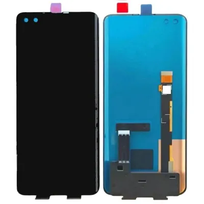 LCD with Touch Screen for Tecno Phantom X - Blue (display glass combo folder) By Sparestream