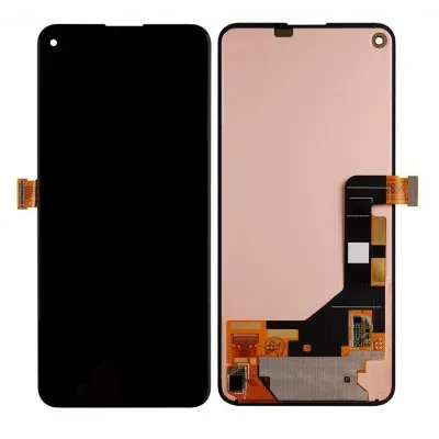 LCD with Touch Screen for Google Pixel 5a 5G - White (display glass combo folder) by Sparestream