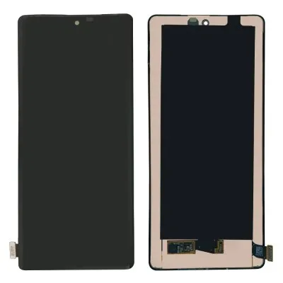 LCD with Touch Screen for Lava Agni 2 5G - Purple (display glass combo folder) by Sparestream