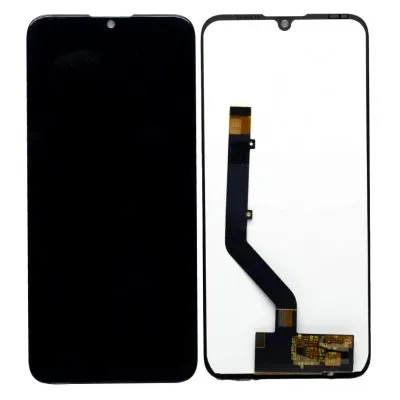 LCD with Touch Screen for Lava Z66 - Red (display glass combo folder) by Sparestream