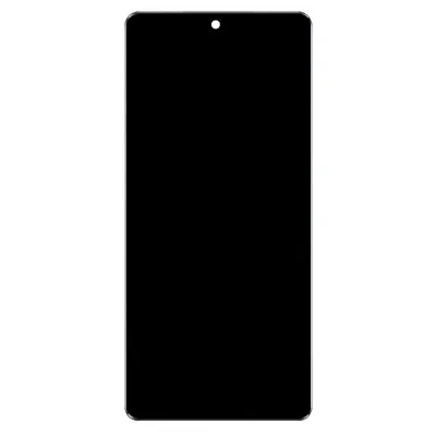 LCD with Touch Screen for Lava Blaze X 5G - White (display glass combo folder) by Sparestream