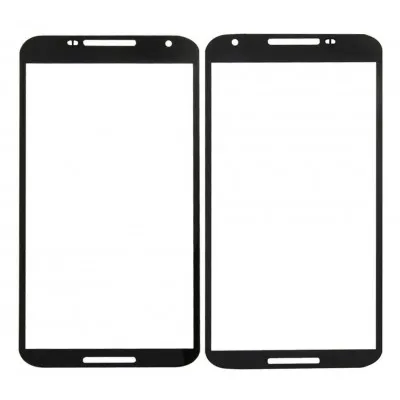 Front Glass for Google Nexus 6 64GB - Black by Sparestream