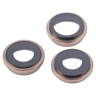 Camera Lens Glass with Frame for Apple iPhone 16 Pro Gold by Sparestream