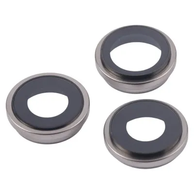 Camera Lens Glass with Frame for Apple iPhone 16 Pro Silver by Sparestream
