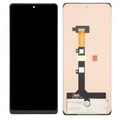LCD with Touch Screen for Tecno Camon 30 5G - Black (display glass combo folder) by Sparestream