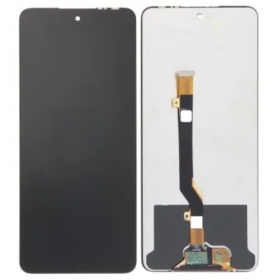 LCD with Touch Screen for Tecno Pova 5G - White (display glass combo folder) by Sparestream