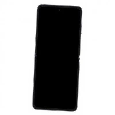 LCD Frame Middle Chassis for Tecno Phantom V Flip - Black by Sparestream