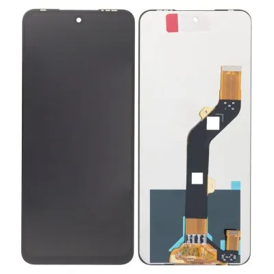 LCD with Touch Screen for Tecno Pova 4 - Grey By Sparestream