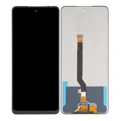 LCD with Touch Screen for Tecno Pova 3 - Black (display glass combo folder) by Sparestream