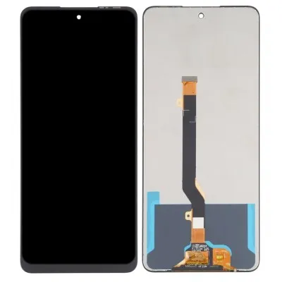 LCD with Touch Screen for Tecno Pova 5 - Black (display glass combo folder) by Sparestream