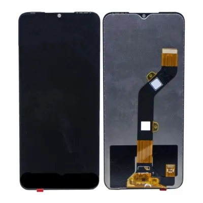 LCD with Touch Screen for Tecno Spark 7T - Black (display glass combo folder) by Sparestream