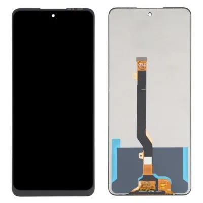 LCD with Touch Screen for Tecno Spark 8 Pro - Orange (display glass combo folder) by Sparestream