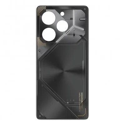 Back Panel Cover for Tecno Pova 6 - Black by Sparestream