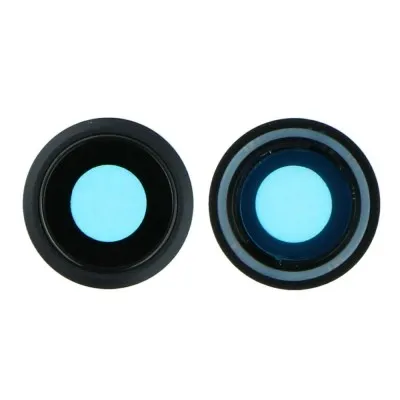 Camera Lens Glass with Frame for Apple iPhone SE 3rd Gen 2022 Black by Sparestream