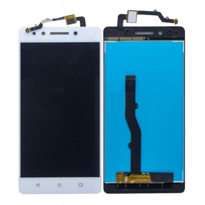 LCD with Touch Screen for Lenovo K8 Note - Gold (display glass combo folder) by Sparestream