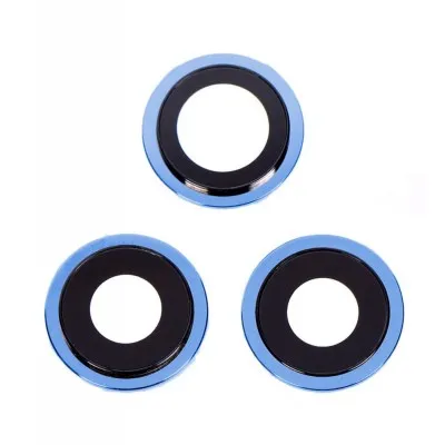 Camera Lens Glass with Frame for Apple iPhone 12 Pro Blue By Sparestream