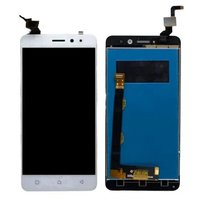 LCD with Touch Screen for Lenovo K6 Power - Silver (display glass combo folder) by Sparestream