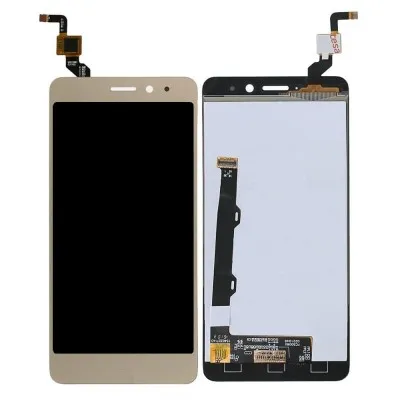 LCD with Touch Screen for Lenovo K6 Power - Gold (display glass combo folder) by Sparestream