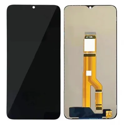 LCD with Touch Screen for Honor X6a - Black (display glass combo folder) By Sparestream