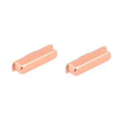 Volume Side Button Outer for Samsung Galaxy C9 Pro Pink Gold - Plastic Key by Sparestream
