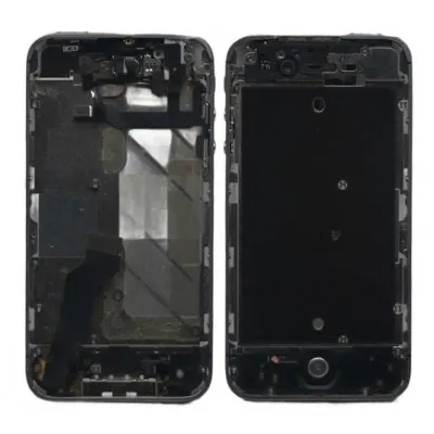 LCD Frame Middle Chassis for Apple iPhone 4s 64GB - Black by Sparestream