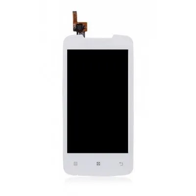 LCD with Touch Screen for Lenovo A390 - White (display glass combo folder) by Sparestream