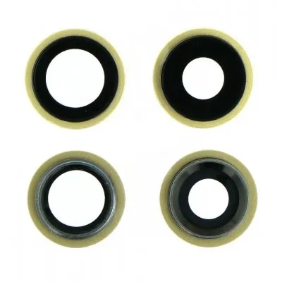 Camera Lens Glass with Frame for Apple iPhone 11 Yellow By Sparestream