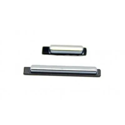 Volume Side Button Outer for Lenovo A390 White - Plastic Key by Sparestream