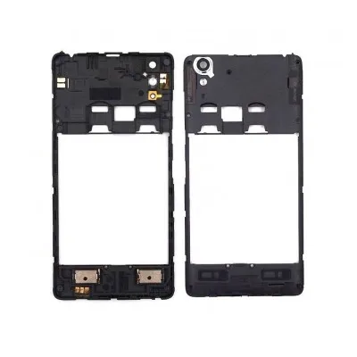 LCD Frame Middle Chassis for Lenovo A6000 Shot - Black by Sparestream