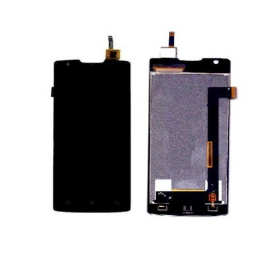 LCD with Touch Screen for Lenovo A1000 - Black (display glass combo folder) by Sparestream